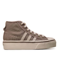 ADIDAS Sneaker - Nizza Platform Mid - Brown / White