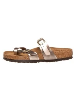 Birkenstock Zehentrenner "Mayari" In Taupe - Weite N