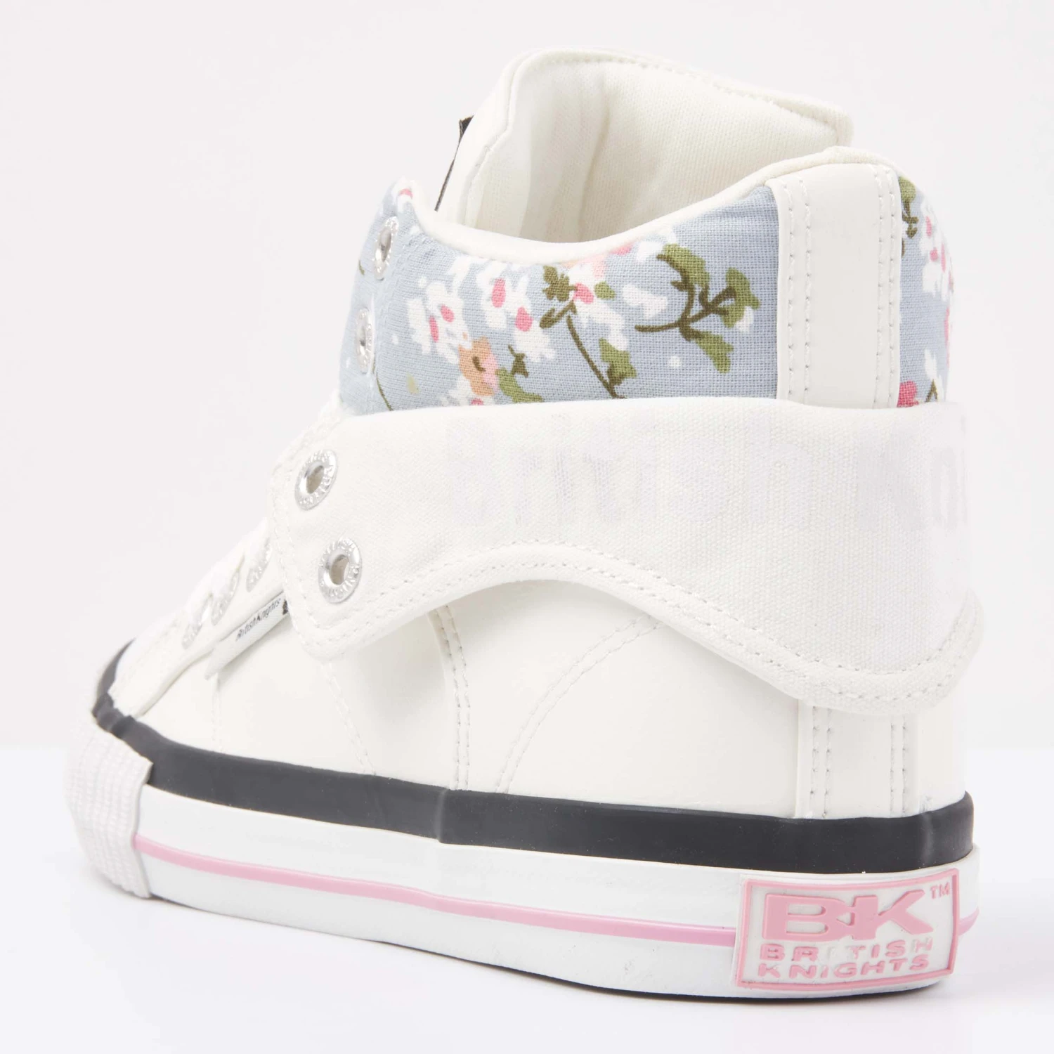 British Knights Sneaker Roco In Weiss/blau Geblümt – Bild 4