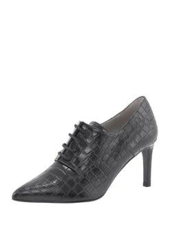 Heine Leder-Pumps In Schwarz