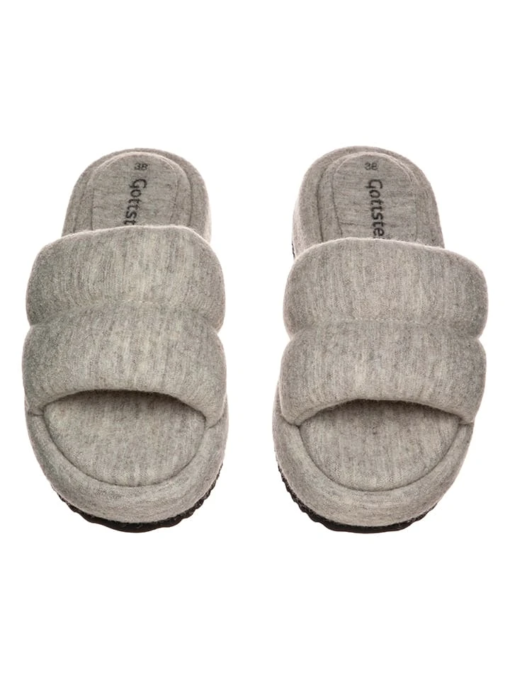 Hausschuhe "Fluffy" In Grau – Bild 2