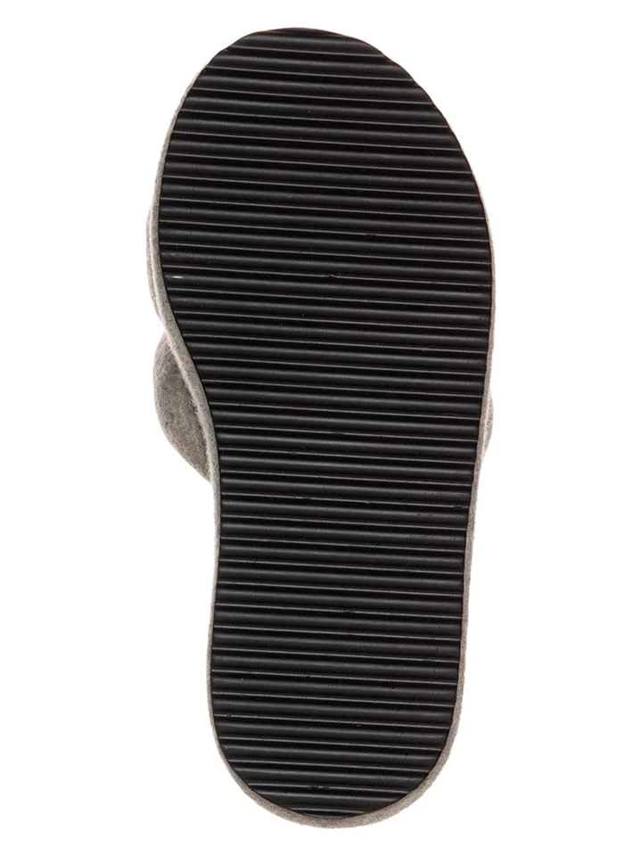 Hausschuhe "Fluffy" In Grau – Bild 3