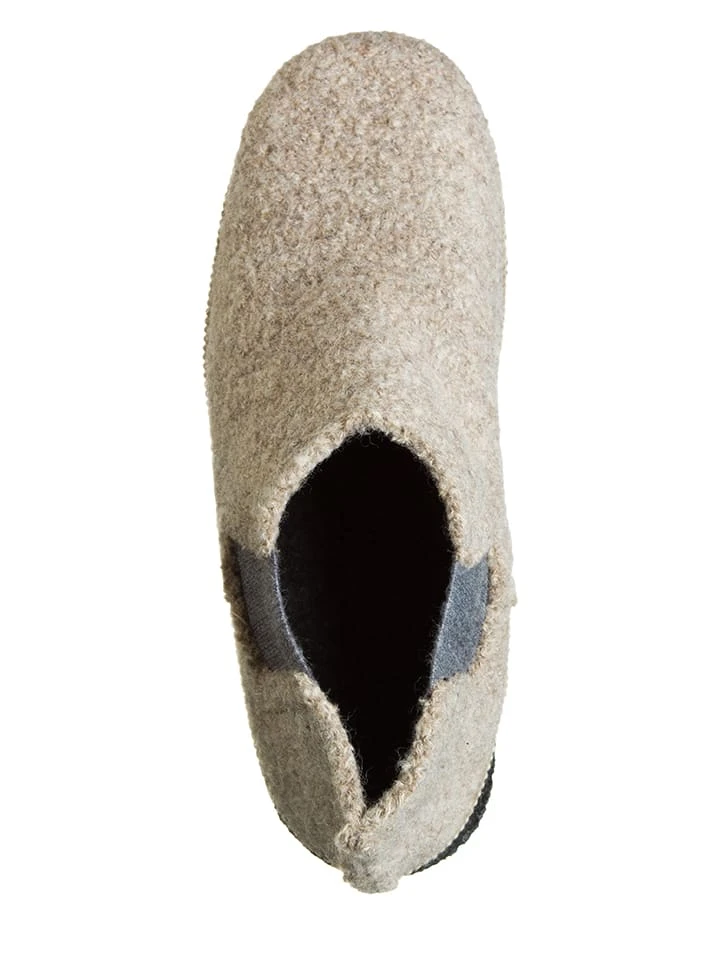 Hüttenschuhe "Chelsea" In Beige – Bild 3