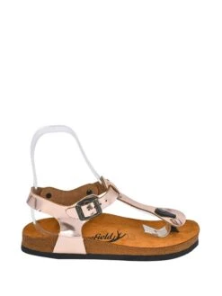 Leder-Sandalen In Rosa