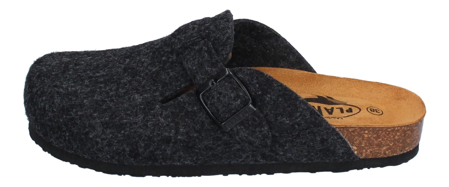 Plakton Hausschuhe BLOGG 181539 In Grau – Bild 2