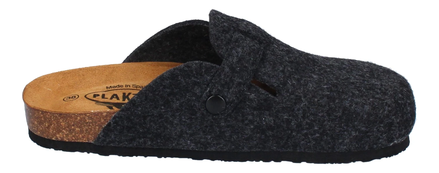 Plakton Hausschuhe BLOGG 181539 In Grau – Bild 4