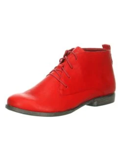 Think! Leder-Schnürschuhe "Agrat" In Rot