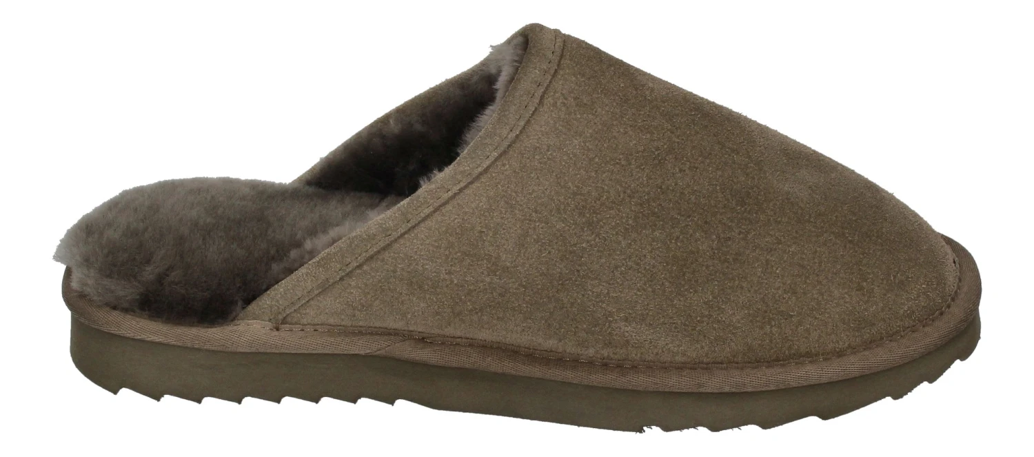 Warmbat Hausschuhe Classic Suede In Grün – Bild 4