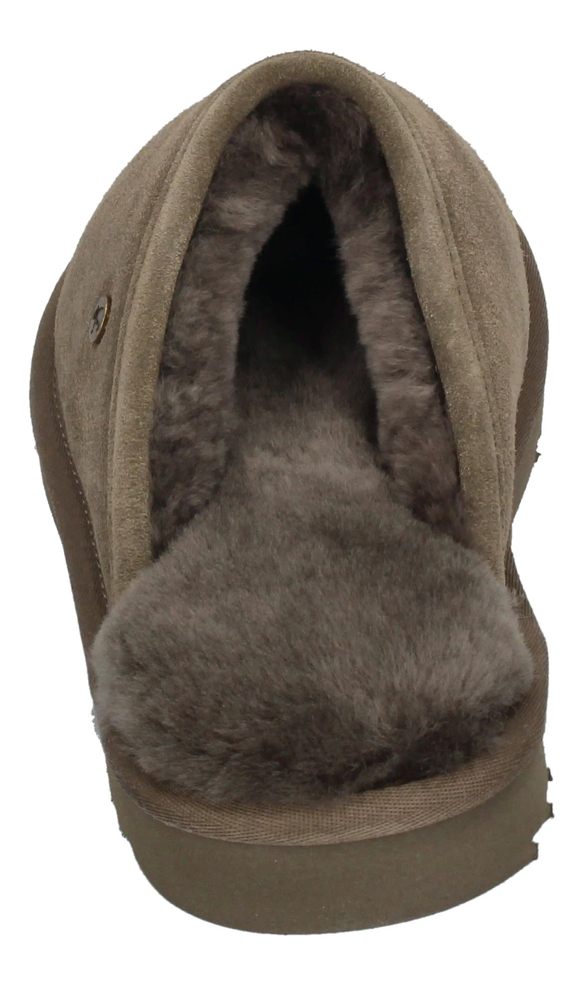 Warmbat Hausschuhe Classic Suede In Grün – Bild 5